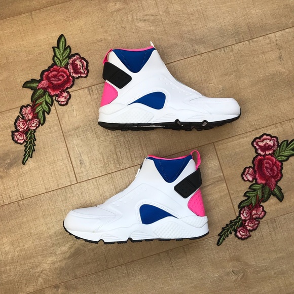 air huarache run mid womens pink